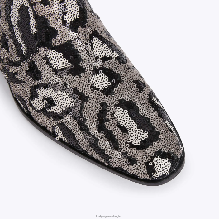 Kurt Geiger Boots - Kurt Geiger Beige Combination London Gin Sequin PZ2X654