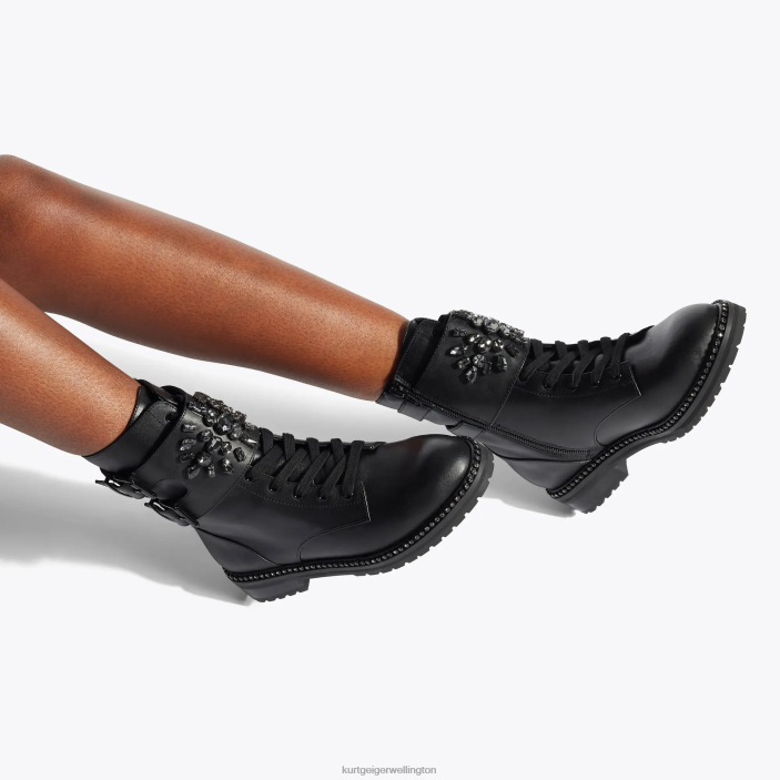 Kurt Geiger Boots - Kurt Geiger Black Combination London Stoop PZ2X310
