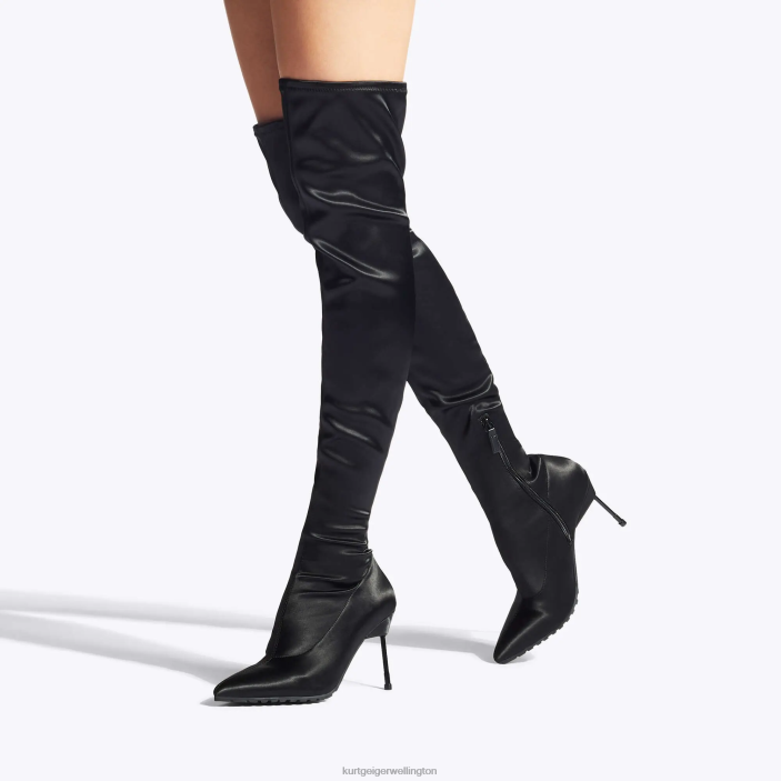 Kurt Geiger Boots - Kurt Geiger Black London Barbican Over The Knee Drench PZ2X266