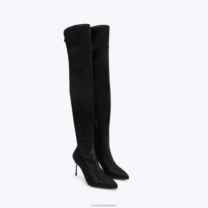 Kurt Geiger Boots - Kurt Geiger Black London Barbican Over The Knee Drench PZ2X266