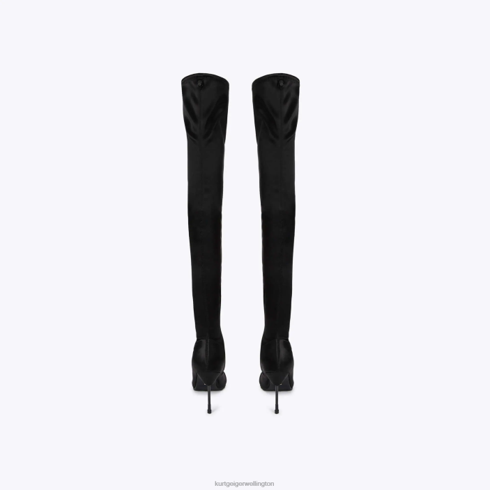 Kurt Geiger Boots - Kurt Geiger Black London Barbican Over The Knee Drench PZ2X266