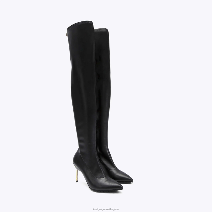 Kurt Geiger Boots - Kurt Geiger Black London Barbican Over The Knee PZ2X265