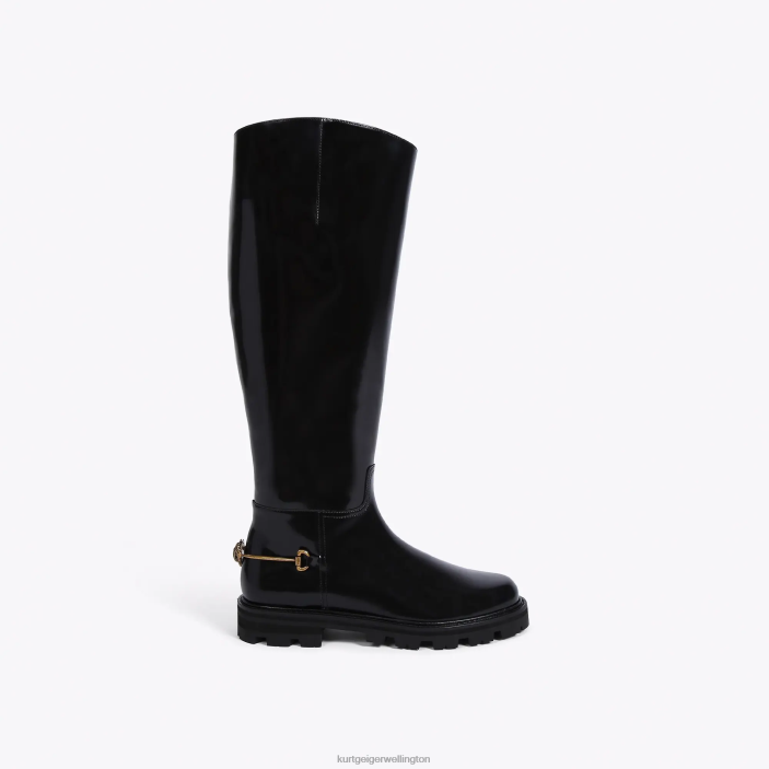 Kurt Geiger Boots - Kurt Geiger Black London Carnaby Riding Boot PZ2X399