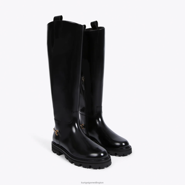 Kurt Geiger Boots - Kurt Geiger Black London Carnaby Riding Boot PZ2X399