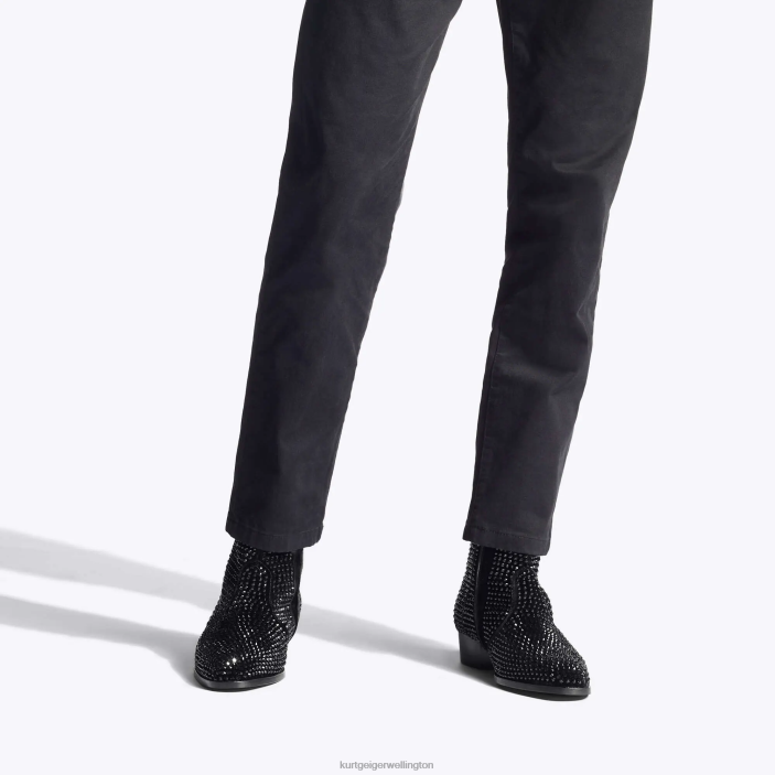 Kurt Geiger Boots - Kurt Geiger Black London Gin Stud PZ2X655