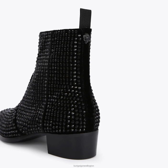 Kurt Geiger Boots - Kurt Geiger Black London Gin Stud PZ2X655