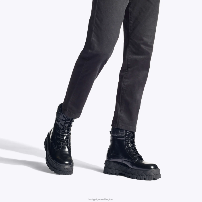 Kurt Geiger Boots - Kurt Geiger Black London London Lace Up PZ2X650