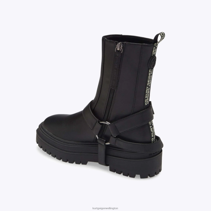 Kurt Geiger Boots - Kurt Geiger Black London Tread Harness PZ2X375