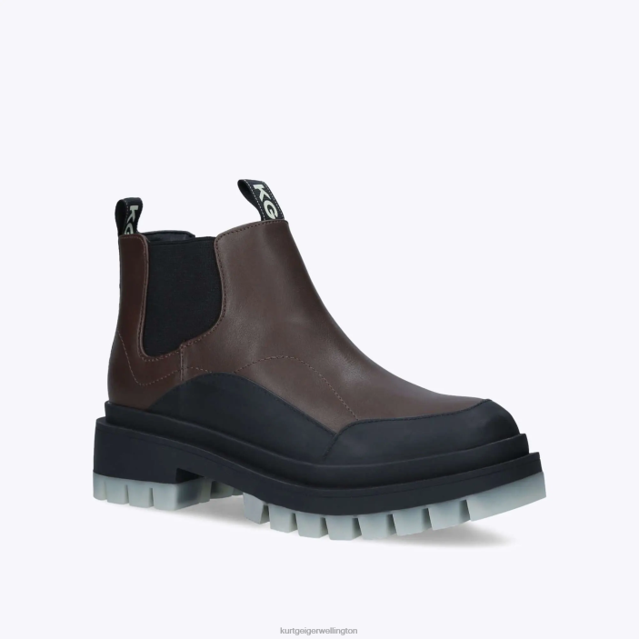 Kurt Geiger Boots - Kurt Geiger Brown London Tracker Chelsea PZ2X374