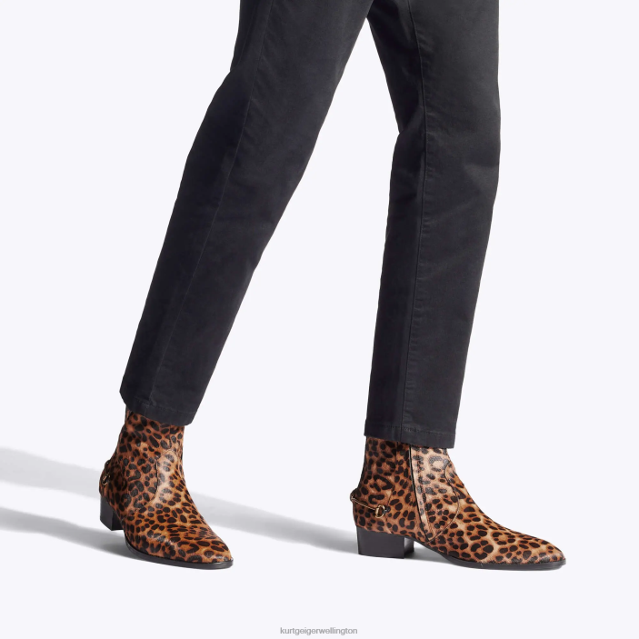 Kurt Geiger Boots - Kurt Geiger Brown Other London Gin Leopard PZ2X653