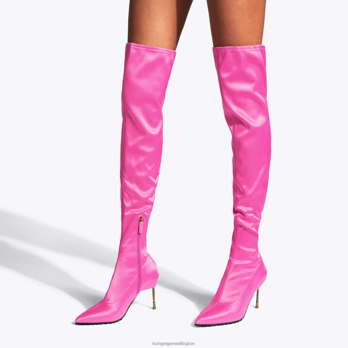 Kurt Geiger Boots - Kurt Geiger Fushia London Barbican Over The Knee PZ2X413