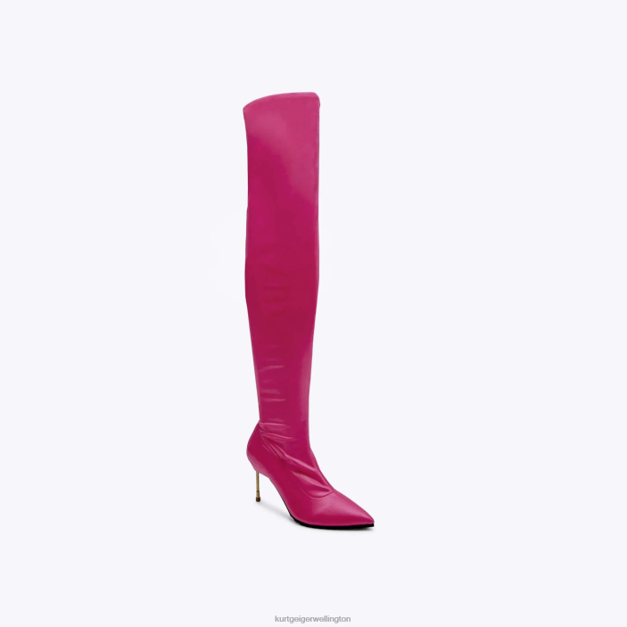 Kurt Geiger Boots - Kurt Geiger Fushia London Barbican Over The Knee PZ2X413