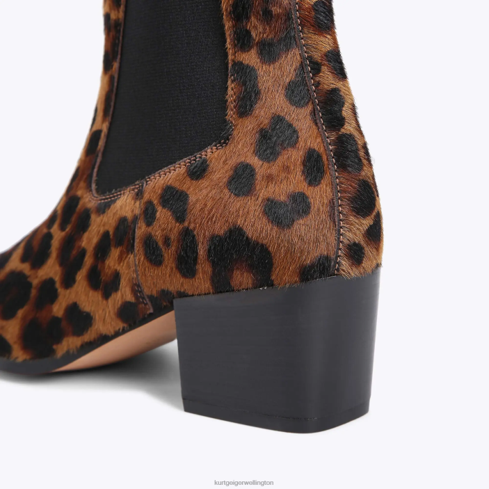 Kurt Geiger Boots - Kurt Geiger Mid Brown London Star Chelsea PZ2X663