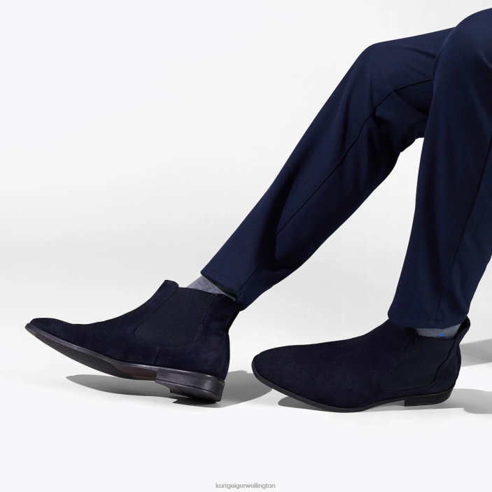 Kurt Geiger Boots - Kurt Geiger Navy London Frederick PZ2X649