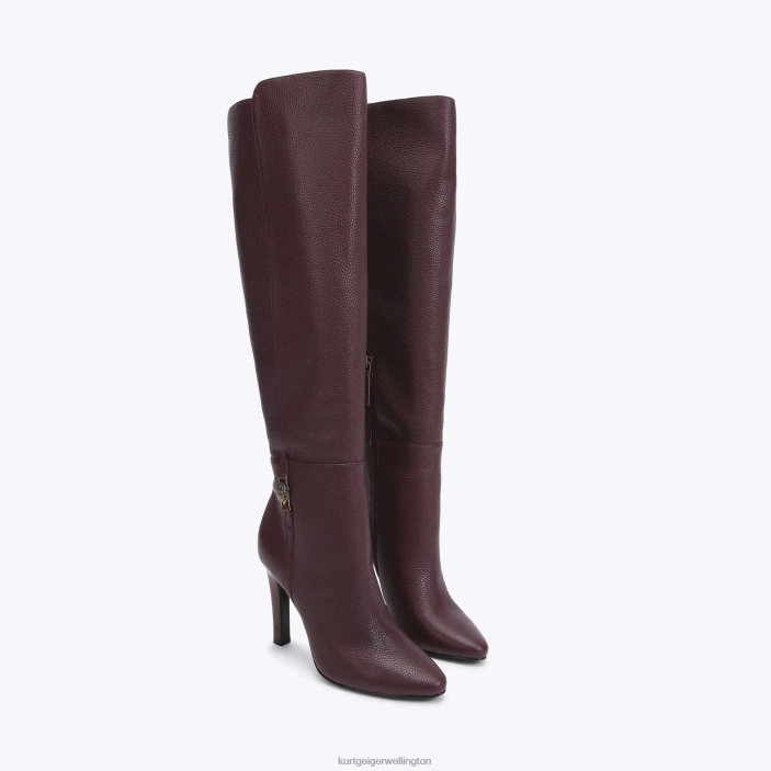 Kurt Geiger Boots - Kurt Geiger Wine London Shoreditch Knee Boot PZ2X309