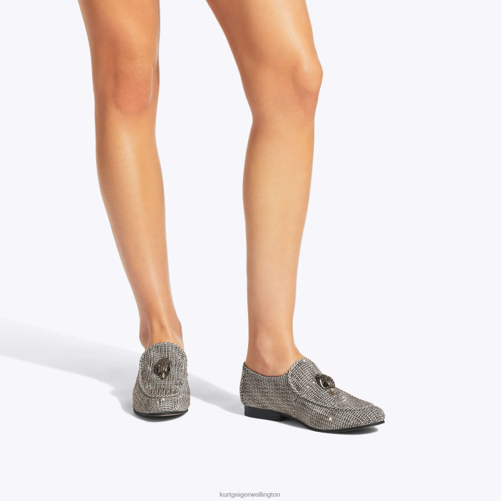 Kurt Geiger NZ - Kurt Geiger Beige London Holly Eagle Loafer PZ2X378