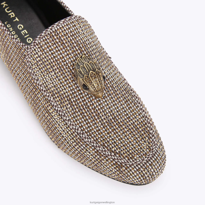 Kurt Geiger NZ - Kurt Geiger Beige London Holly Eagle Loafer PZ2X378