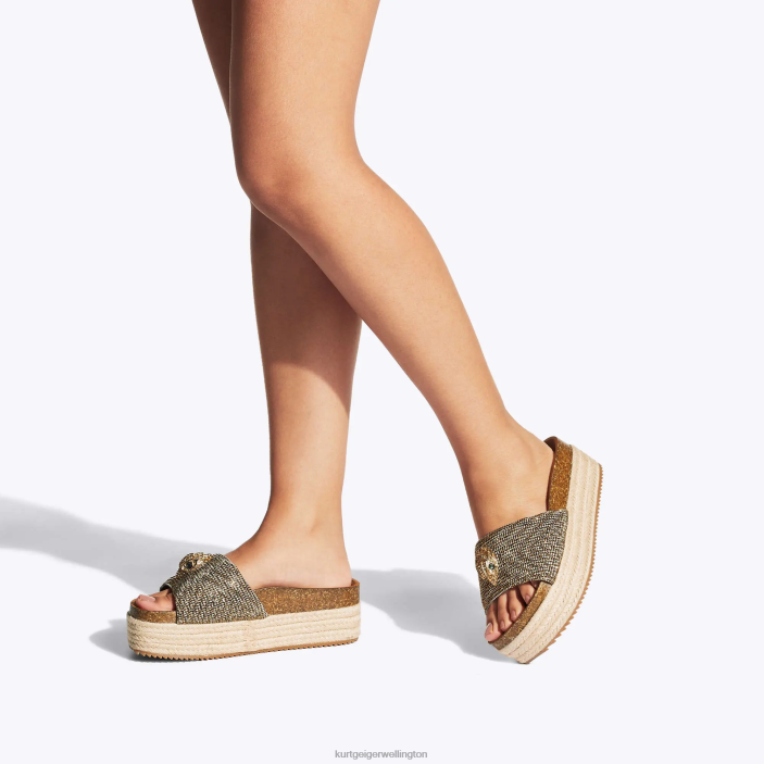 Kurt Geiger NZ - Kurt Geiger Beige London Kensington Flatform PZ2X440