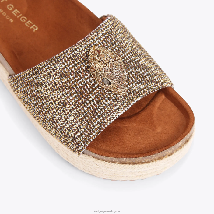 Kurt Geiger NZ - Kurt Geiger Beige London Kensington Flatform PZ2X440