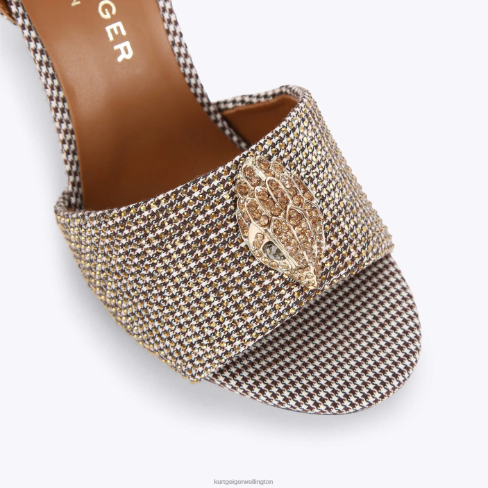 Kurt Geiger NZ - Kurt Geiger Beige London Kensington Sandal PZ2X672