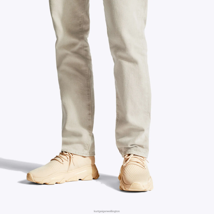 Kurt Geiger NZ - Kurt Geiger Beige London Lettie Knit Lace PZ2X609