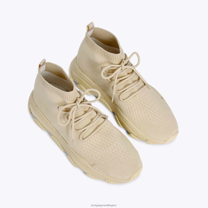 Kurt Geiger NZ - Kurt Geiger Beige London Lettie Knit Lace PZ2X609