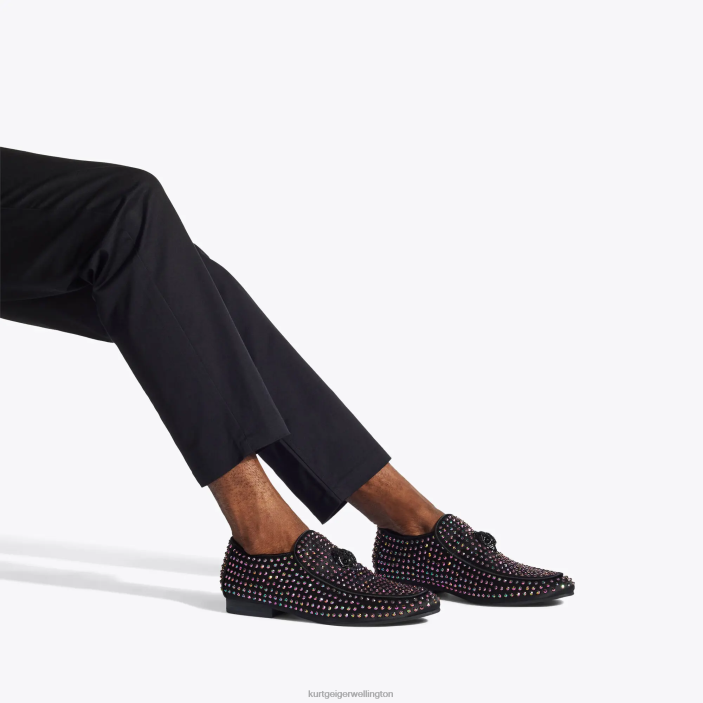 Kurt Geiger NZ - Kurt Geiger Black Combination London Hugh Eagle Stud PZ2X632