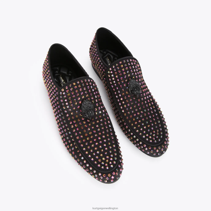 Kurt Geiger NZ - Kurt Geiger Black Combination London Hugh Eagle Stud PZ2X632