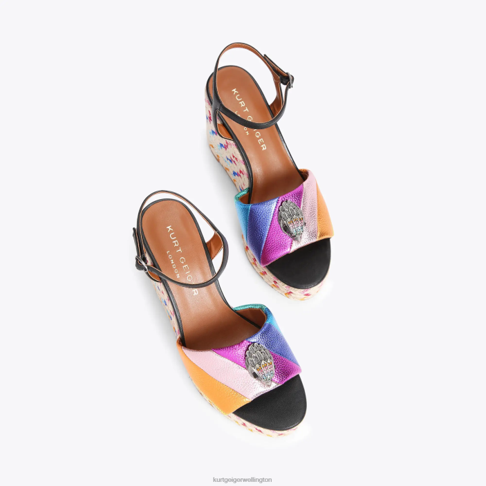 Kurt Geiger NZ - Kurt Geiger Black Combination London Kensington 105 Espadrille PZ2X220