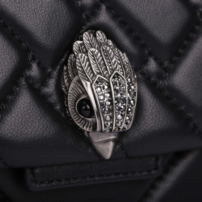 Kurt Geiger NZ - Kurt Geiger Black Combination London Leather Kensington PZ2X98