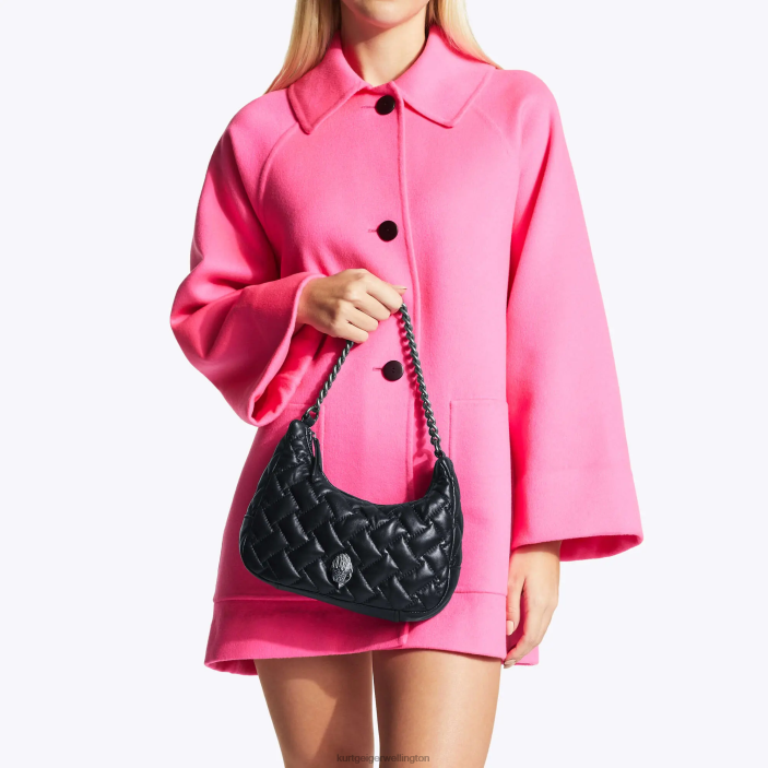 Kurt Geiger NZ - Kurt Geiger Black Combination London Leather Multi Cross Body PZ2X278