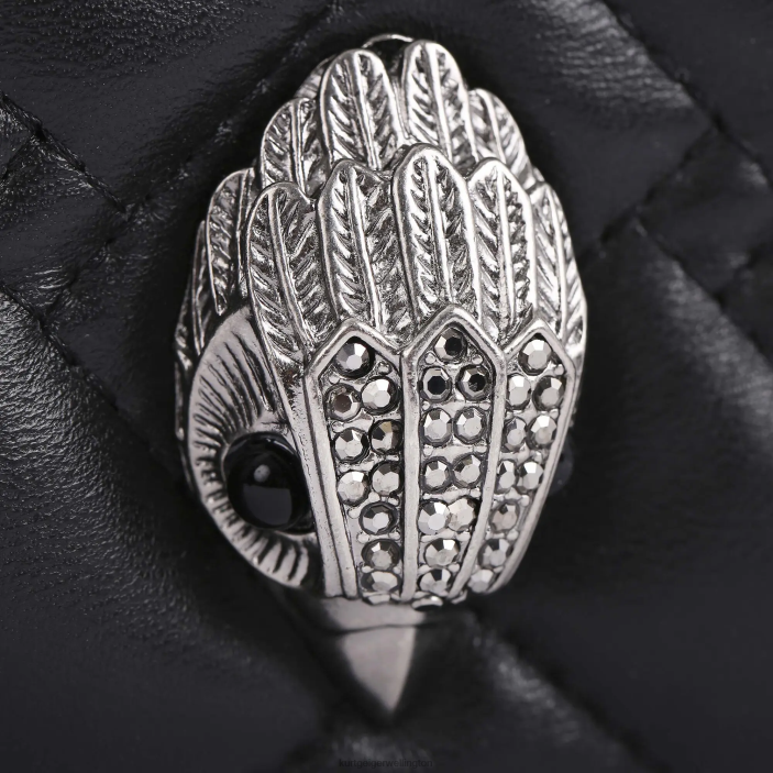 Kurt Geiger NZ - Kurt Geiger Black Combination London Leather Multi Cross Body PZ2X278