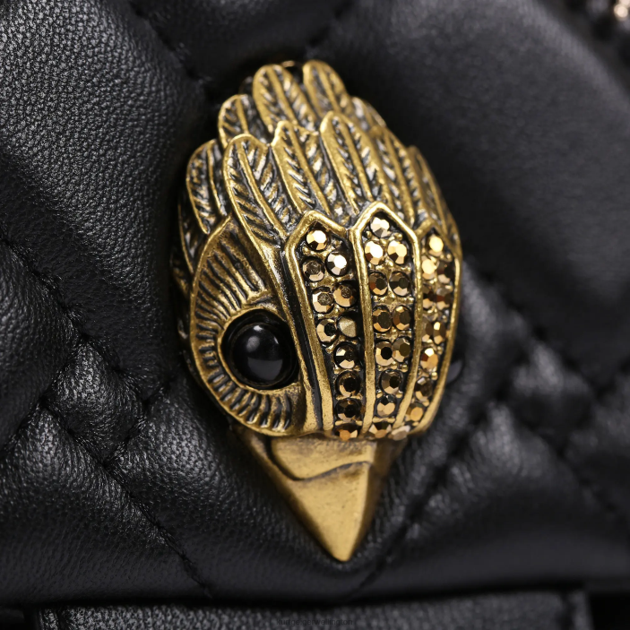 Kurt Geiger NZ - Kurt Geiger Black Combination London Medium Kensington Bag Eye PZ2X80