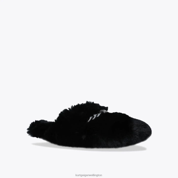 Kurt Geiger NZ - Kurt Geiger Black London Chelsea Slipper PZ2X358