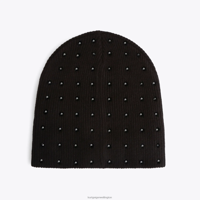 Kurt Geiger NZ - Kurt Geiger Black London Crystal Hat PZ2X521