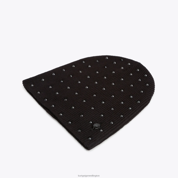 Kurt Geiger NZ - Kurt Geiger Black London Crystal Hat PZ2X521