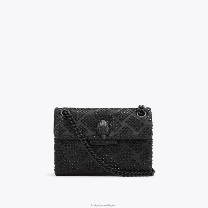 Kurt Geiger NZ - Kurt Geiger Black London Fabric Mini Kensington PZ2X40