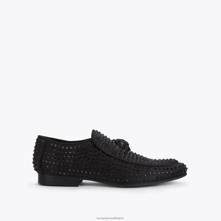 Kurt Geiger NZ - Kurt Geiger Black London Hugh Eagle Drench Stud PZ2X272