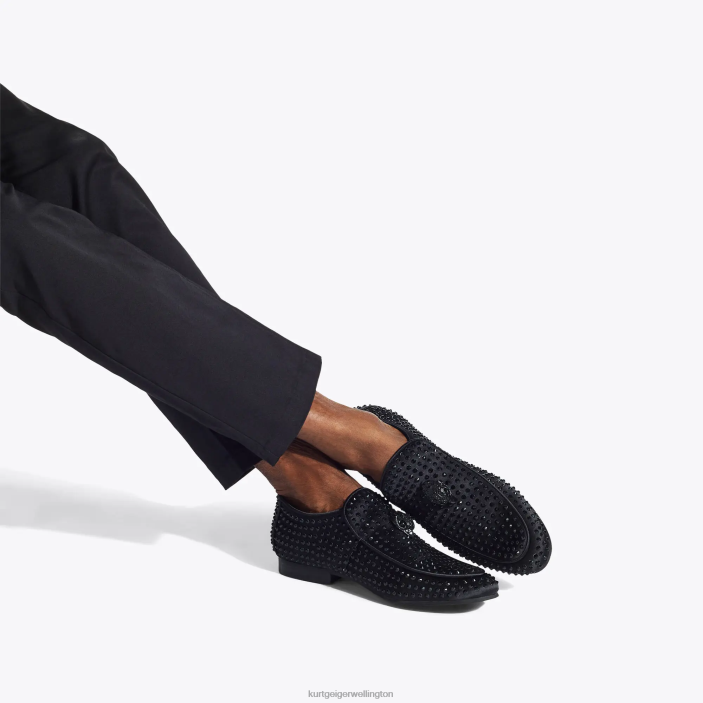 Kurt Geiger NZ - Kurt Geiger Black London Hugh Eagle Drench Stud PZ2X272