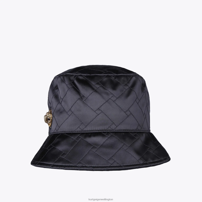 Kurt Geiger NZ - Kurt Geiger Black London Kensington Bucket Hat PZ2X525