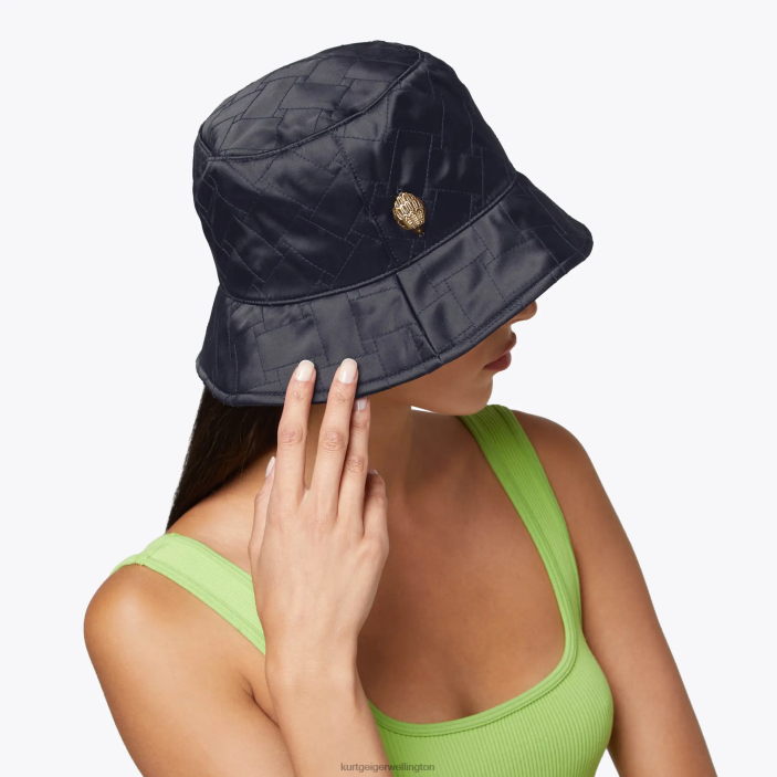 Kurt Geiger NZ - Kurt Geiger Black London Kensington Bucket Hat PZ2X525