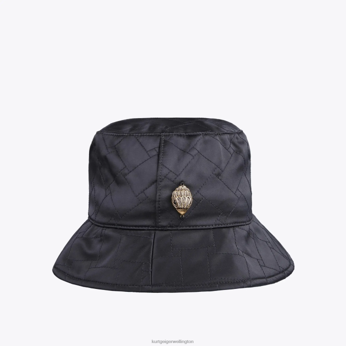 Kurt Geiger NZ - Kurt Geiger Black London Kensington Bucket Hat PZ2X525