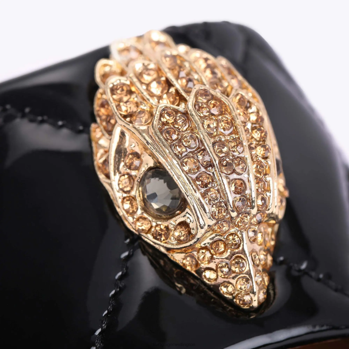 Kurt Geiger NZ - Kurt Geiger Black London Kensington Flat Sandal PZ2X352