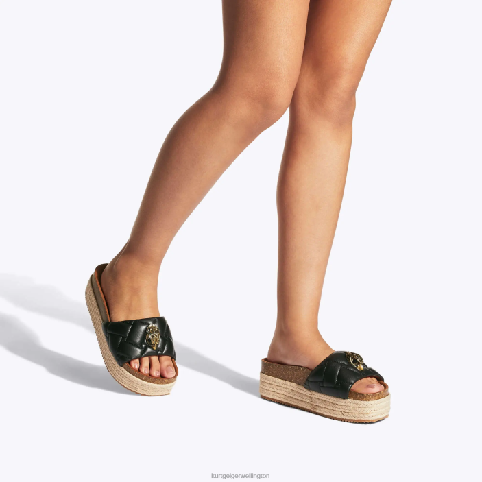 Kurt Geiger NZ - Kurt Geiger Black London Kensington Flatform PZ2X439