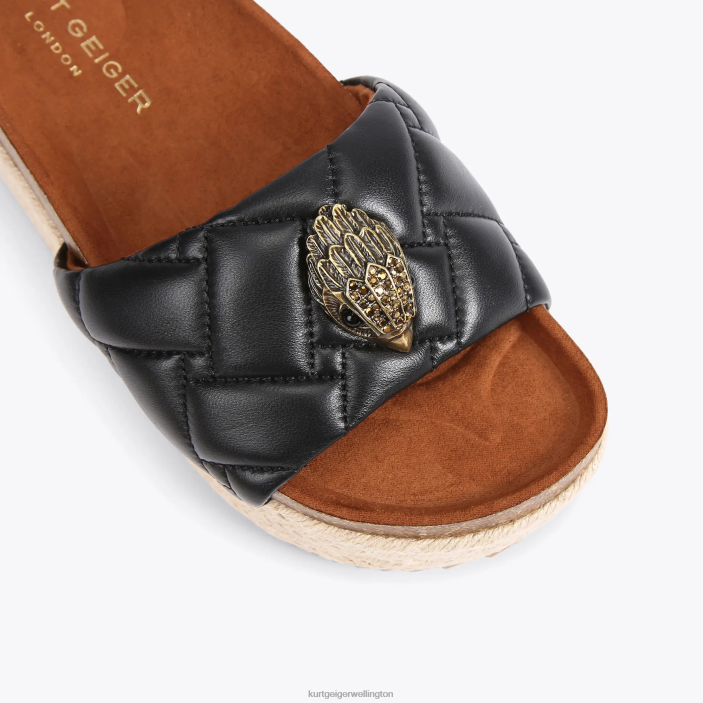 Kurt Geiger NZ - Kurt Geiger Black London Kensington Flatform PZ2X439