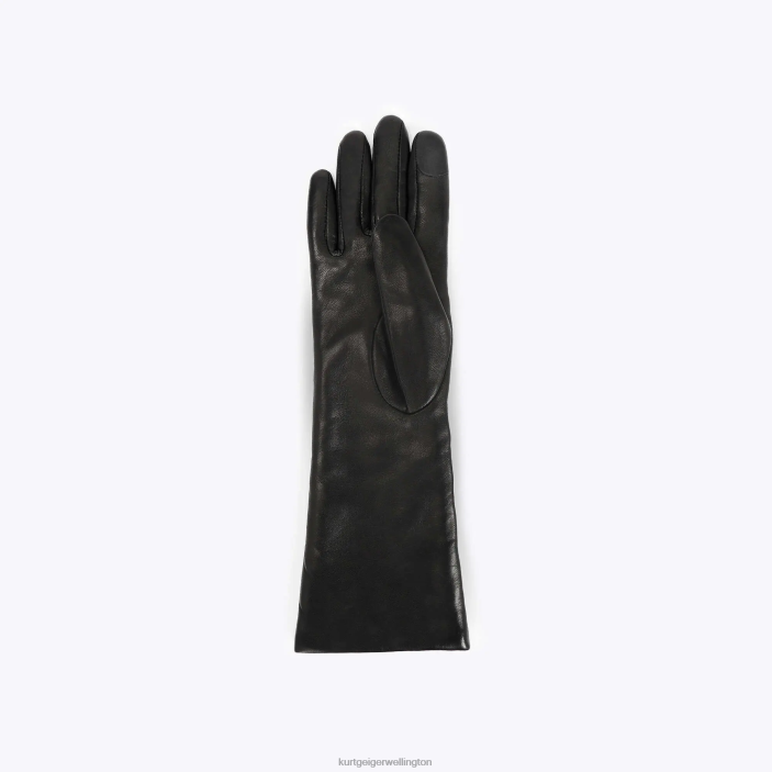 Kurt Geiger NZ - Kurt Geiger Black London Kensington Long Gloves PZ2X504