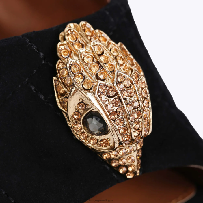 Kurt Geiger NZ - Kurt Geiger Black London Kensington Platform Mule PZ2X674