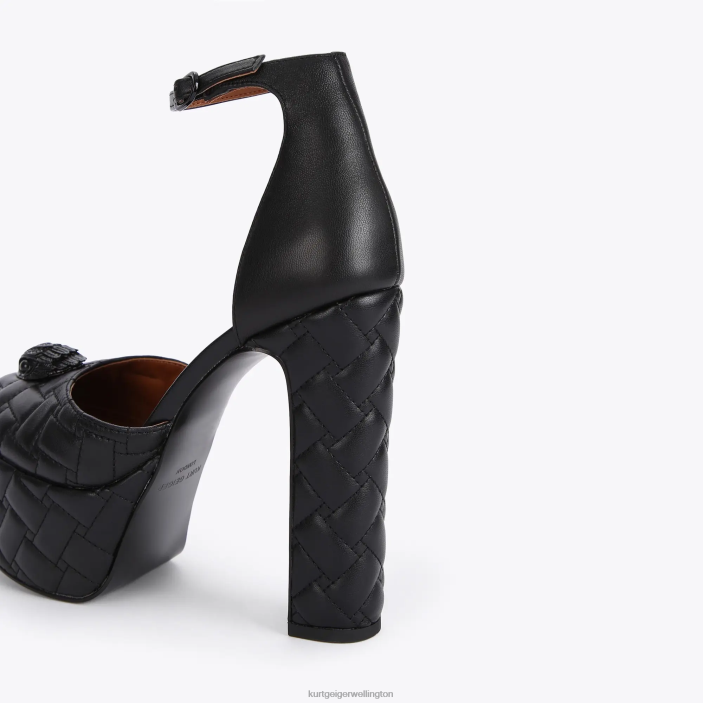 Kurt Geiger NZ - Kurt Geiger Black London Kensington Platform PZ2X347