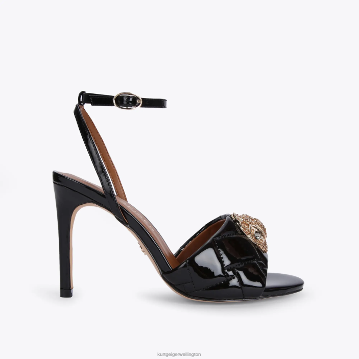 Kurt Geiger NZ - Kurt Geiger Black London Kensington Sandal PZ2X671
