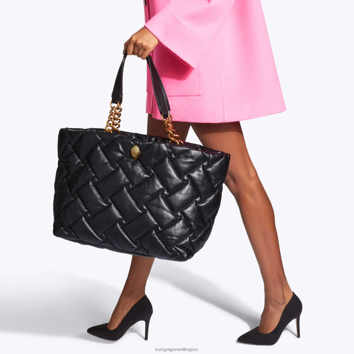 Kurt Geiger NZ - Kurt Geiger Black London Kensington Soft Shopper PZ2X71